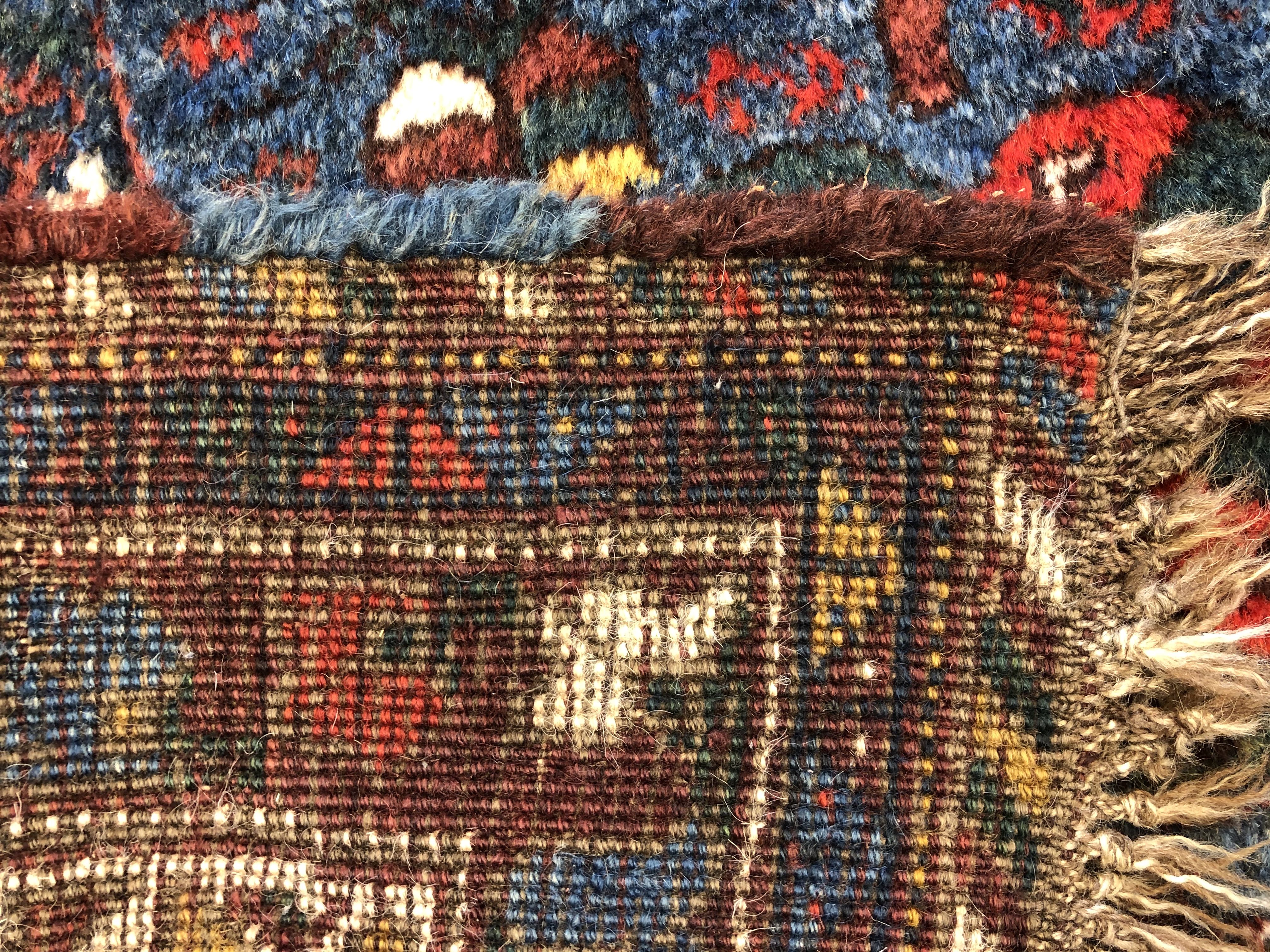 Antique Khamseh rug
