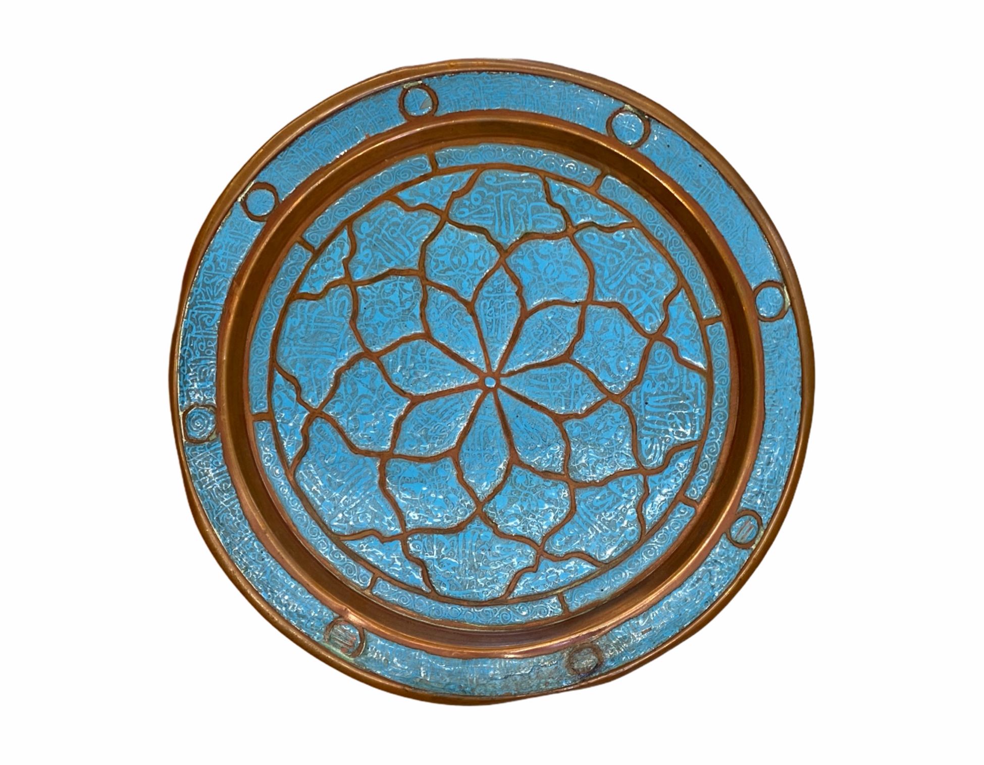 Antique enamel try