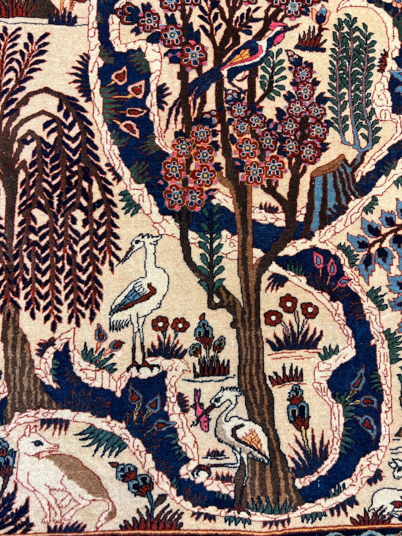 Antique Isfahan Rug