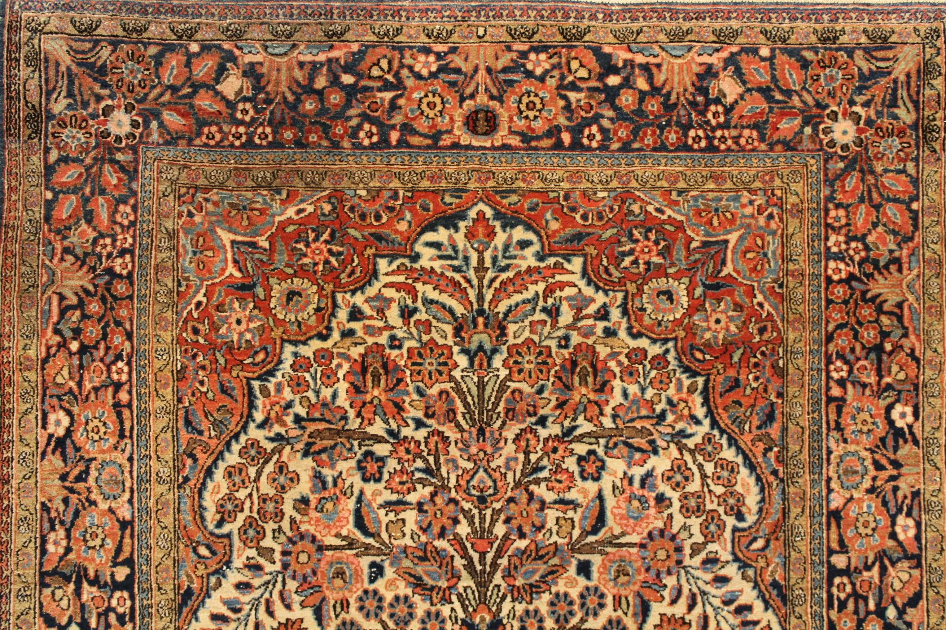 Antique Kashan rug