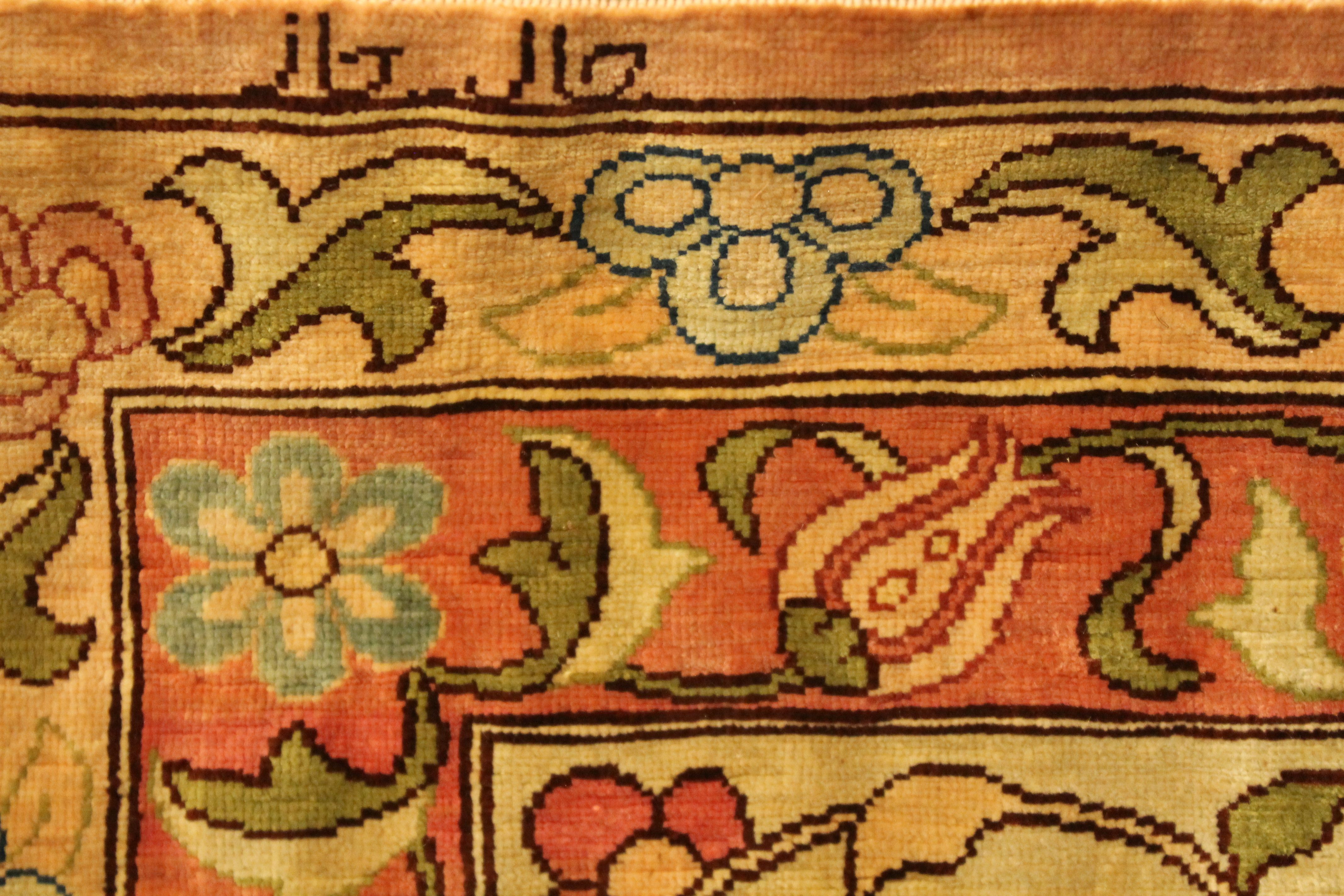 Silk Hereke rug