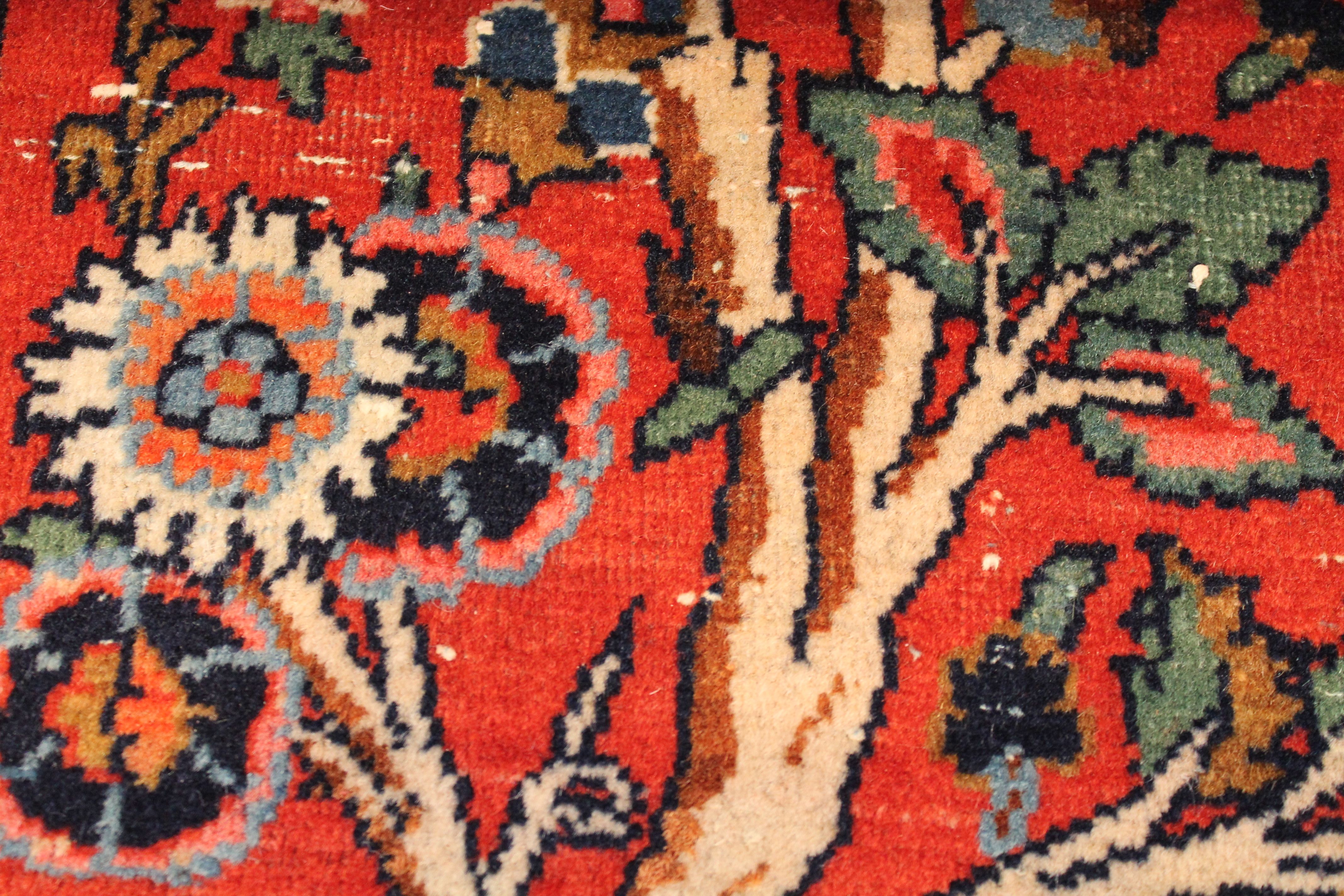 Antique Kashan rug