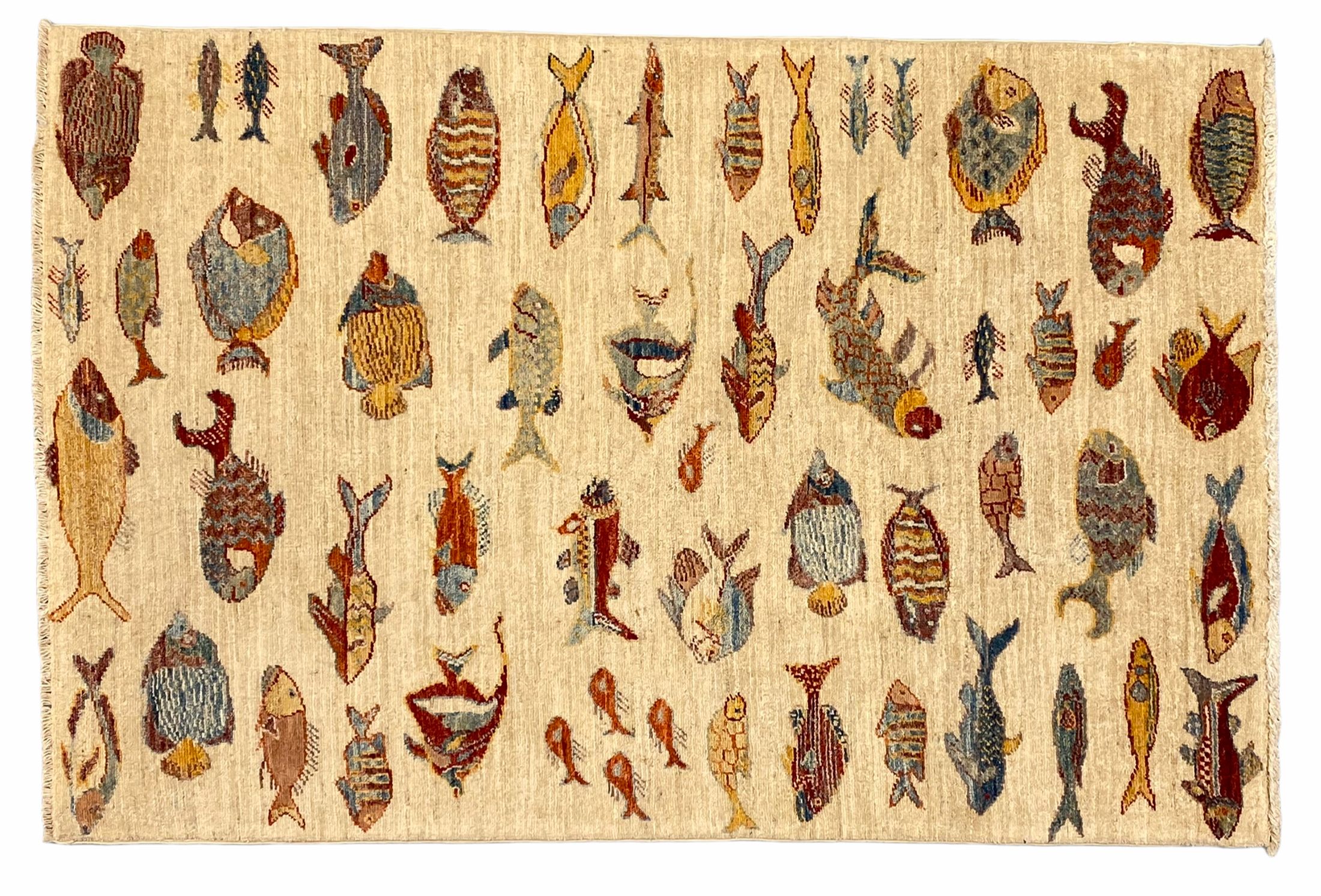 Aqua-Fish rug